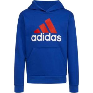 adidas Kids Boys Essential Hoodie Training Casual – Black(Brite Blue)