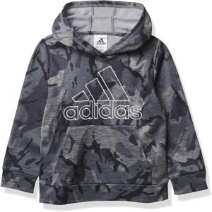 adidas Kids Boys Essential Hoodie Training Casual – Black(Core Camo Grey Heather)
