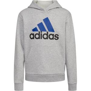 adidas Kids Boys Essential Hoodie Training Casual – Black(Medium Grey Heather (New))
