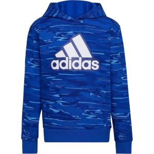 adidas Kids Boys Essential Hoodie Training Casual – Black(Team Royal Blue)
