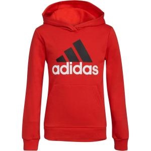 adidas Kids Boys Essential Hoodie Training Casual – Black(Vivid Red)