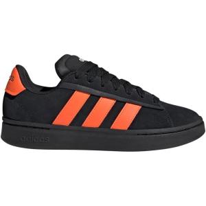 adidas Men’s Grand Court Alpha 00s Sneaker(Black/Impact Orange/White)