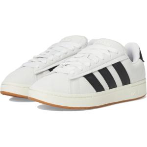 adidas Men’s Grand Court Alpha 00s Sneaker(Crystal White/Black/White)