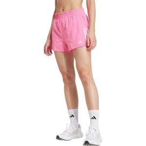 adidas Women’s Own The Run Shorts(Lucid Pink/White)