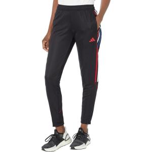 adidas Womens Tiro Pants(Black/Team Power Red)