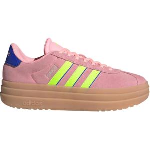 adidas Women’s Vl Court Bold Sneaker(Pink Spark/Lucid Lemon/Lucid Blue)