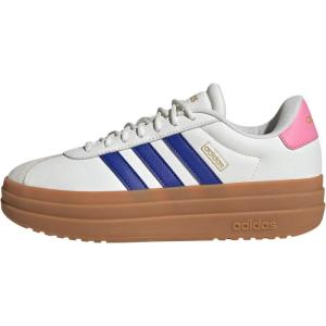adidas Women’s Vl Court Bold Sneaker(White/Semi Lucid Blue/Bliss Pink)