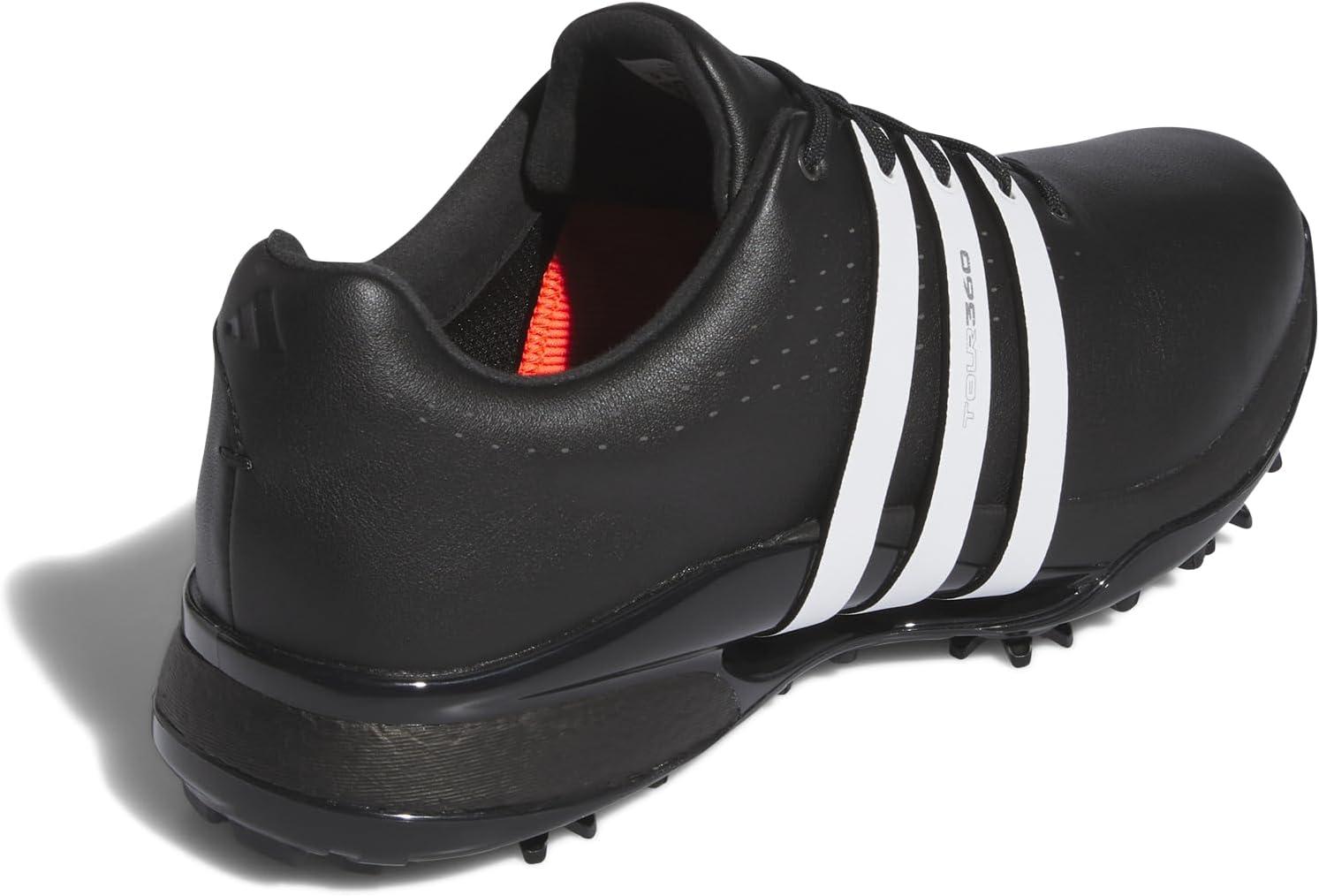 imageadidas Mens Tour360 24 Golf ShoesCore BlackFootwear White
