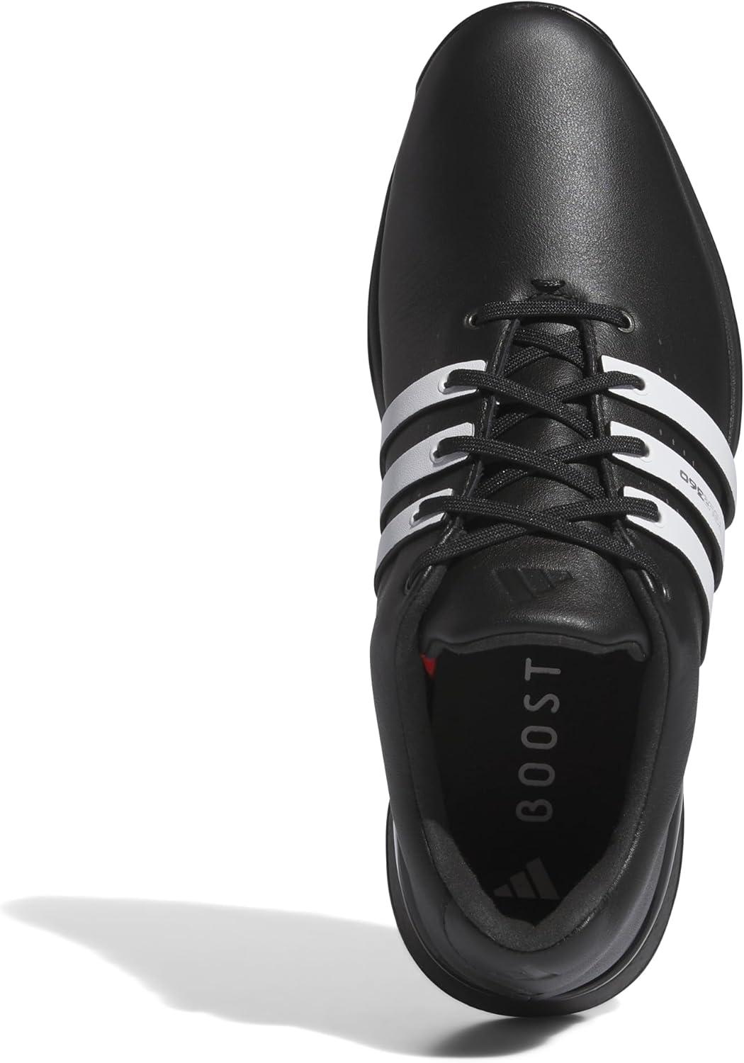 imageadidas Mens Tour360 24 Golf ShoesCore BlackFootwear White