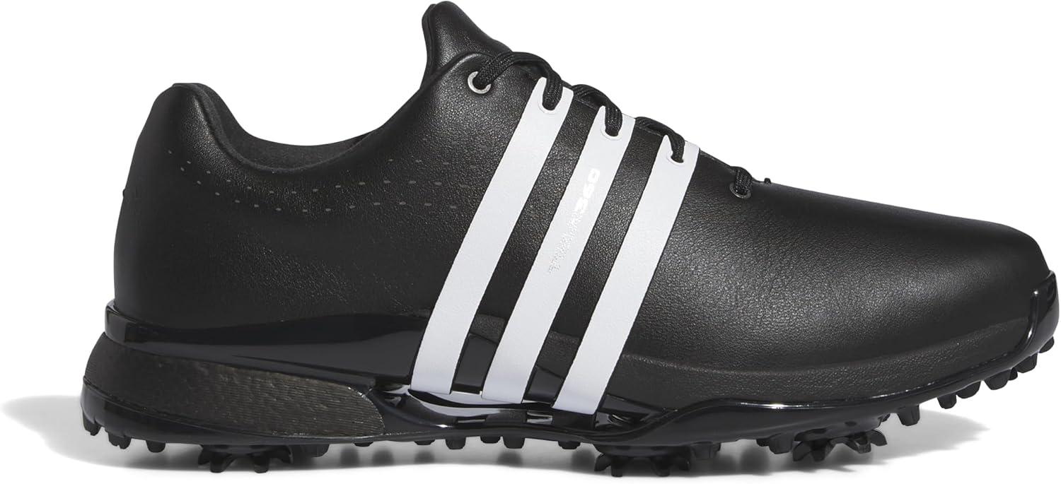 imageadidas Mens Tour360 24 Golf ShoesCore BlackFootwear White