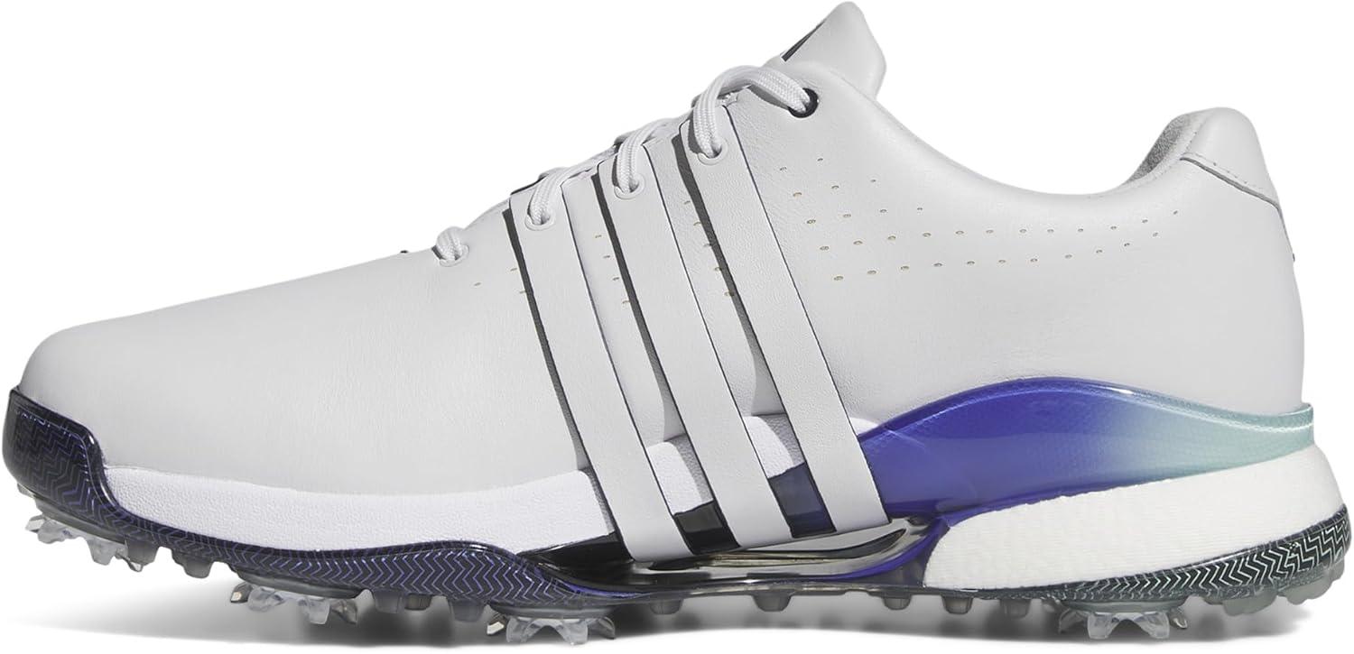 imageadidas Mens Tour360 24 Golf ShoesDash GreyAurora InkCobalt Blue