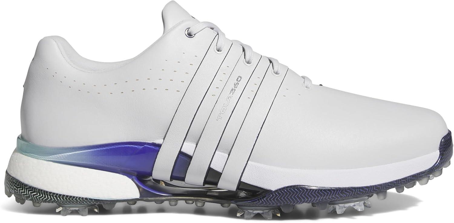 imageadidas Mens Tour360 24 Golf ShoesDash GreyAurora InkCobalt Blue