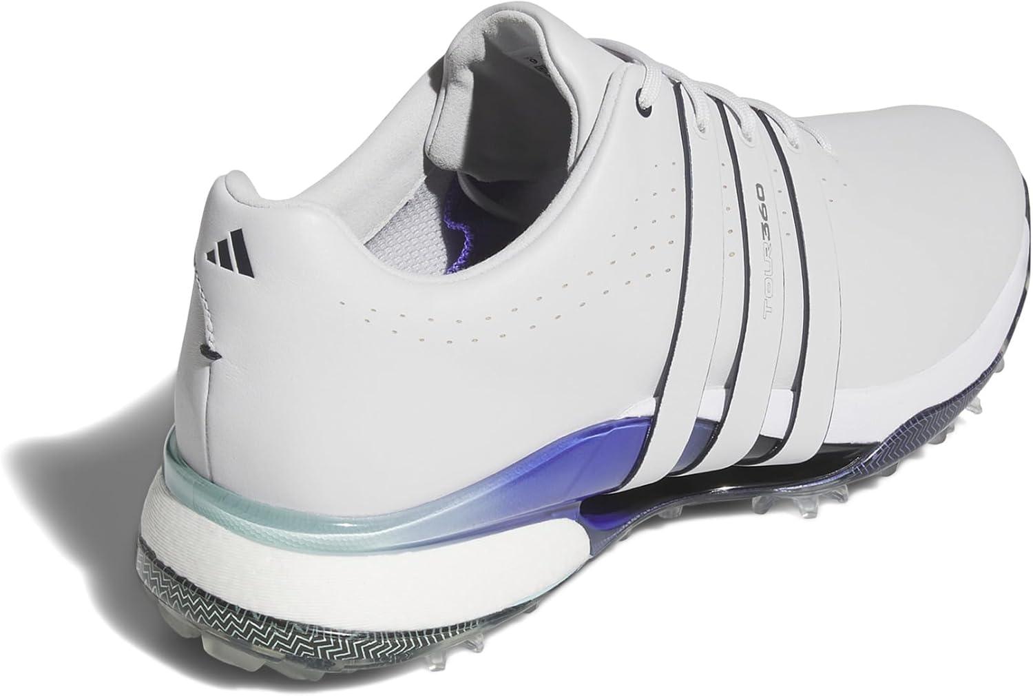imageadidas Mens Tour360 24 Golf ShoesDash GreyAurora InkCobalt Blue