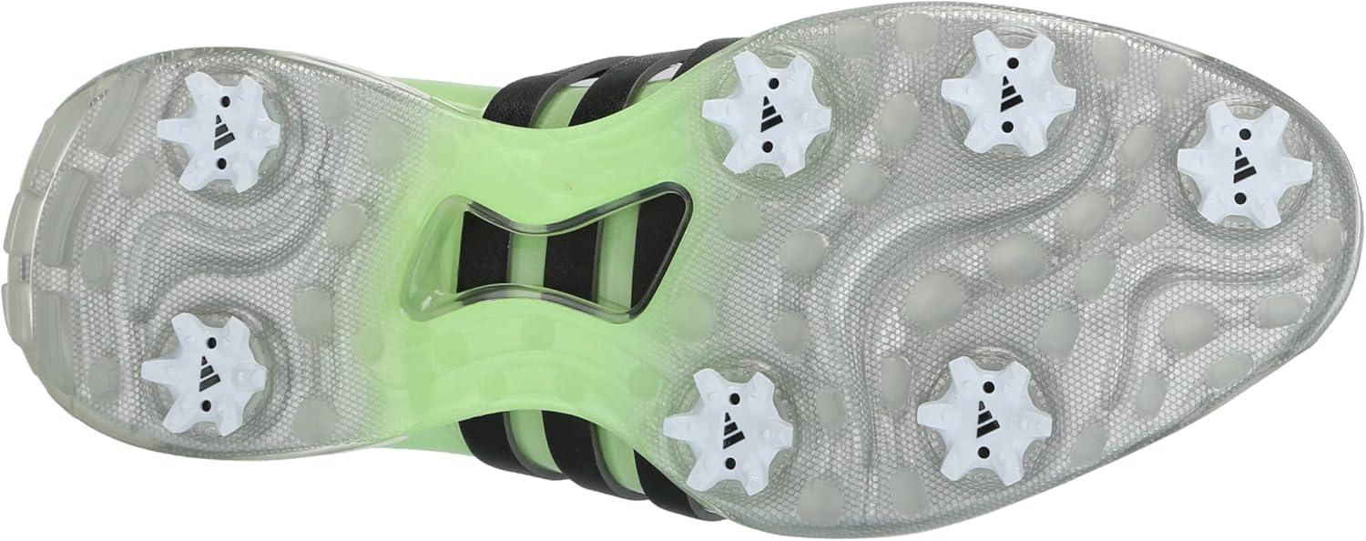 imageadidas Mens Tour360 24 Golf ShoesFootwear WhiteCore BlackGreen Spark