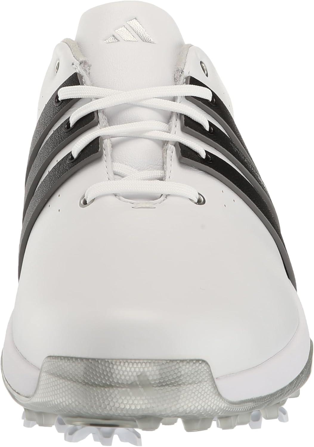 imageadidas Mens Tour360 24 Golf ShoesFootwear WhiteCore BlackGreen Spark