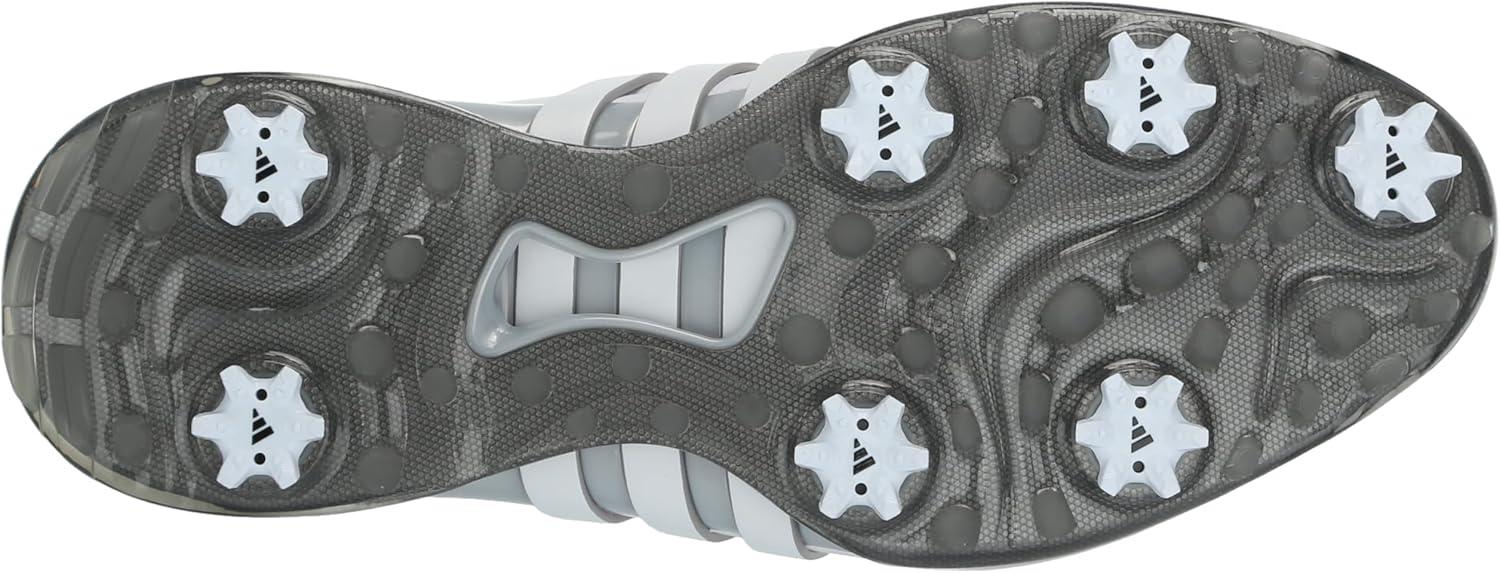 imageadidas Mens Tour360 24 Golf ShoesFootwear WhiteSilver Metallic