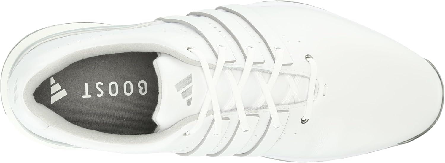 imageadidas Mens Tour360 24 Golf ShoesFootwear WhiteSilver Metallic