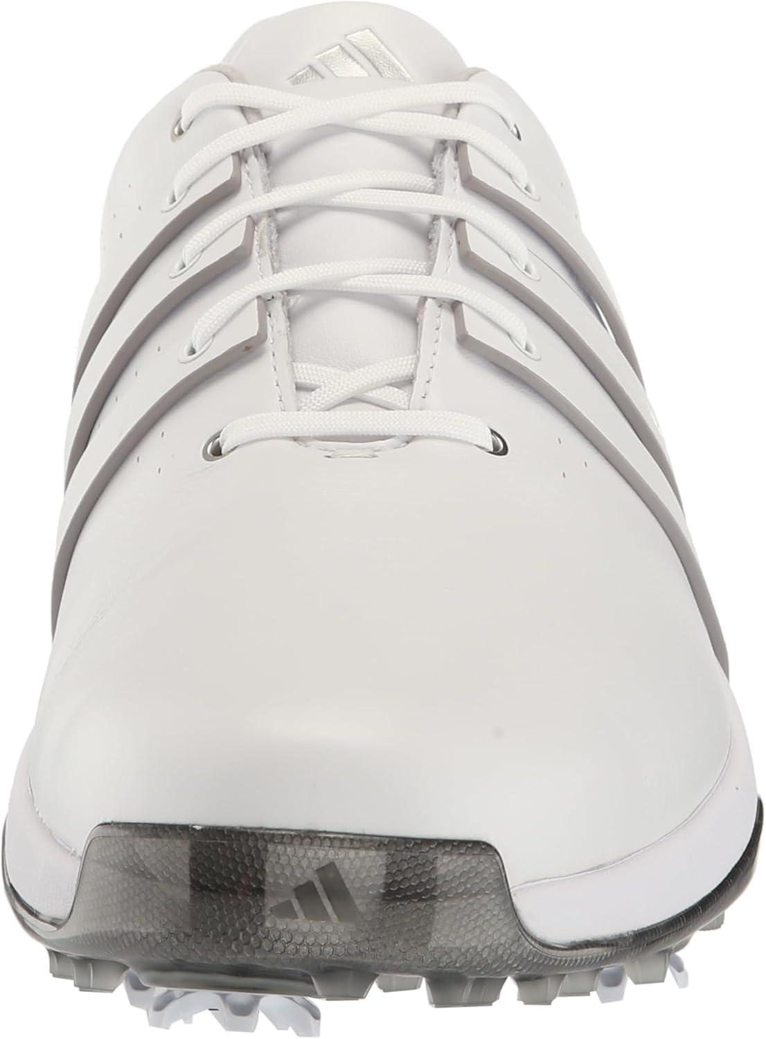 imageadidas Mens Tour360 24 Golf ShoesFootwear WhiteSilver Metallic