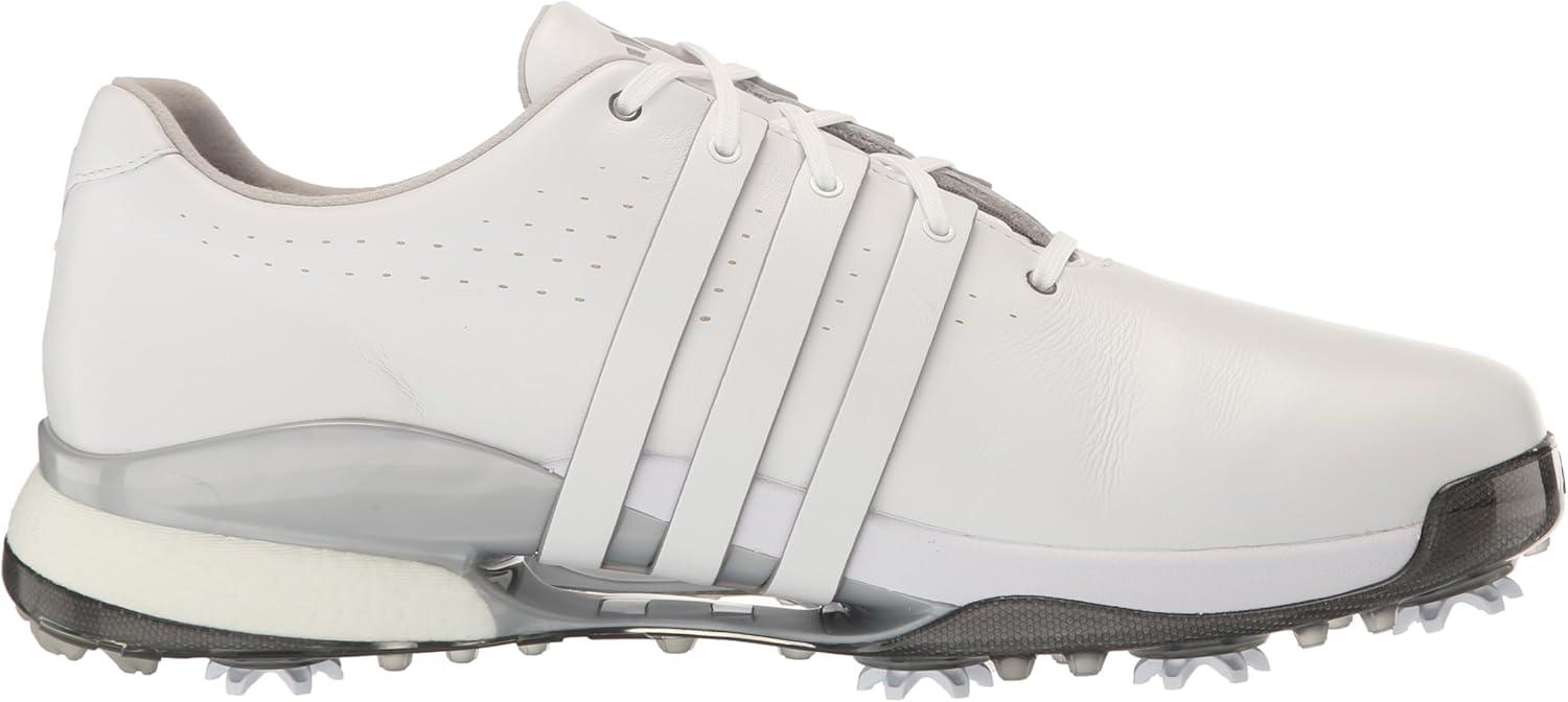 imageadidas Mens Tour360 24 Golf ShoesFootwear WhiteSilver Metallic