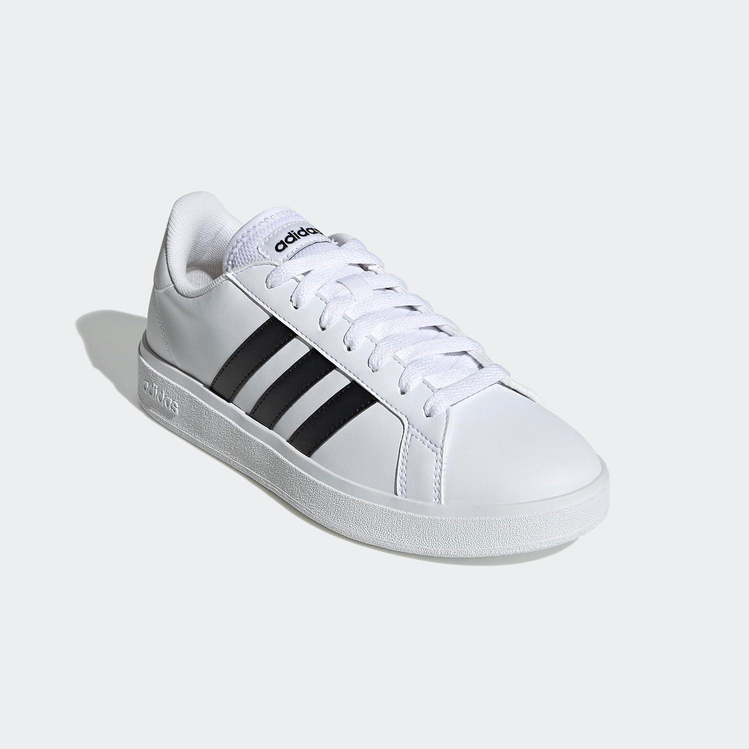 imageadidas Womens Grand Court 20 Tennis ShoeFuture WhiteCore Black