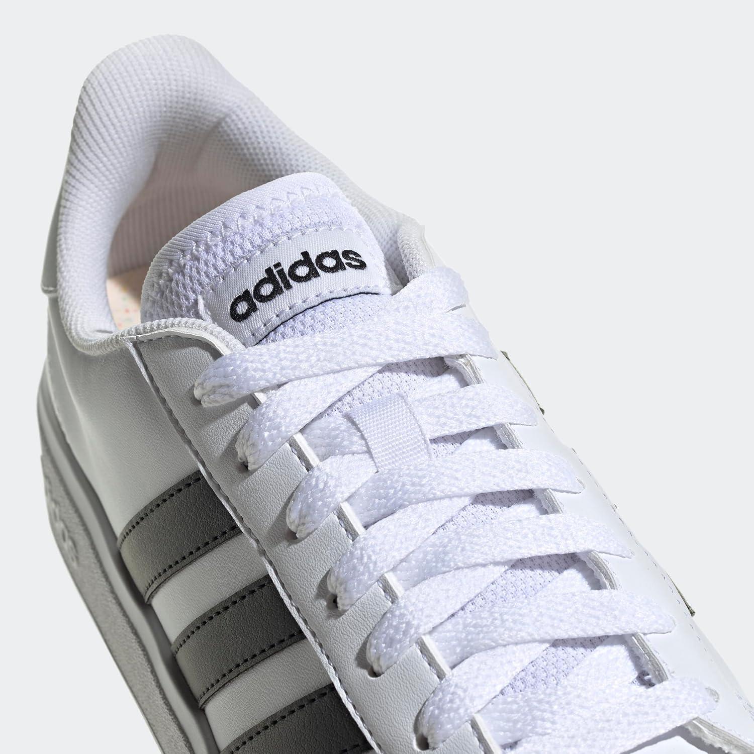 imageadidas Womens Grand Court 20 Tennis ShoeFuture WhiteCore Black