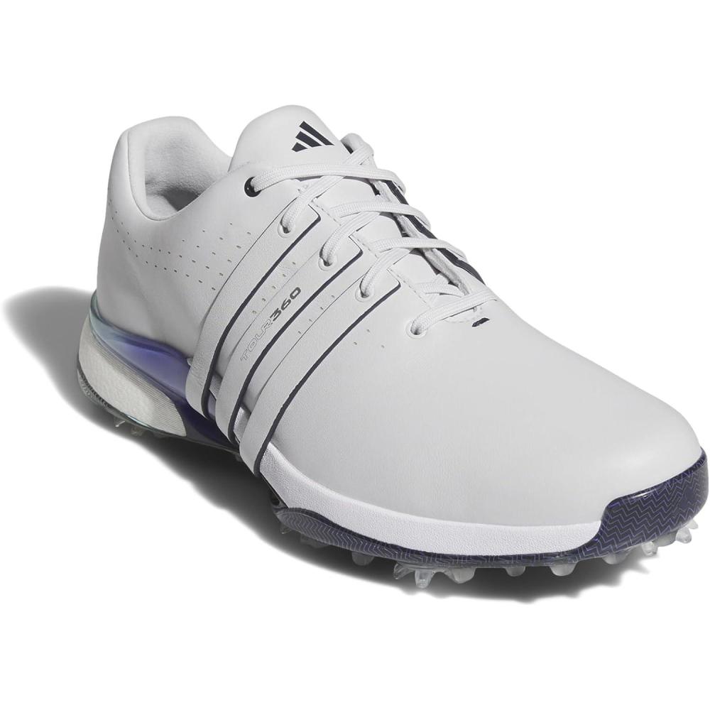 imageadidas Mens Tour360 24 Golf ShoesDash GreyAurora InkCobalt Blue