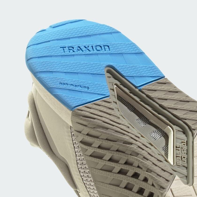 imageadidas UnisexAdult Dropset 3 Training SneakerAluminaChalk WhiteBlue Burst