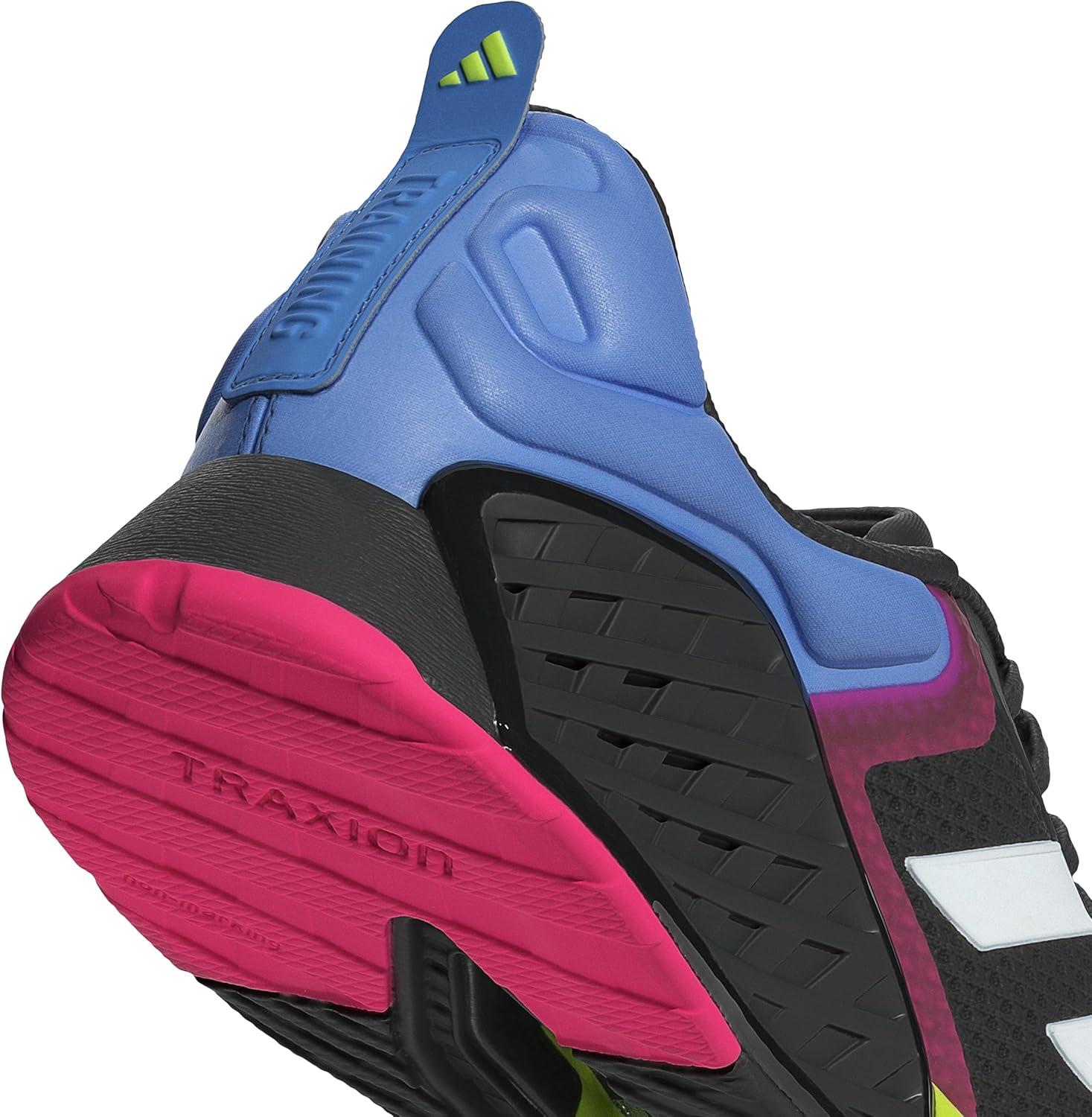 imageadidas UnisexAdult Dropset 3 Training SneakerBlackWhiteLucid Lemon