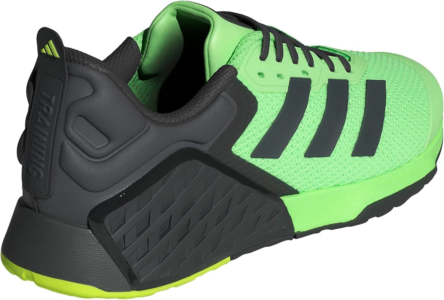 imageadidas UnisexAdult Dropset 3 Training SneakerLime BurstCarbonLucid Lemon