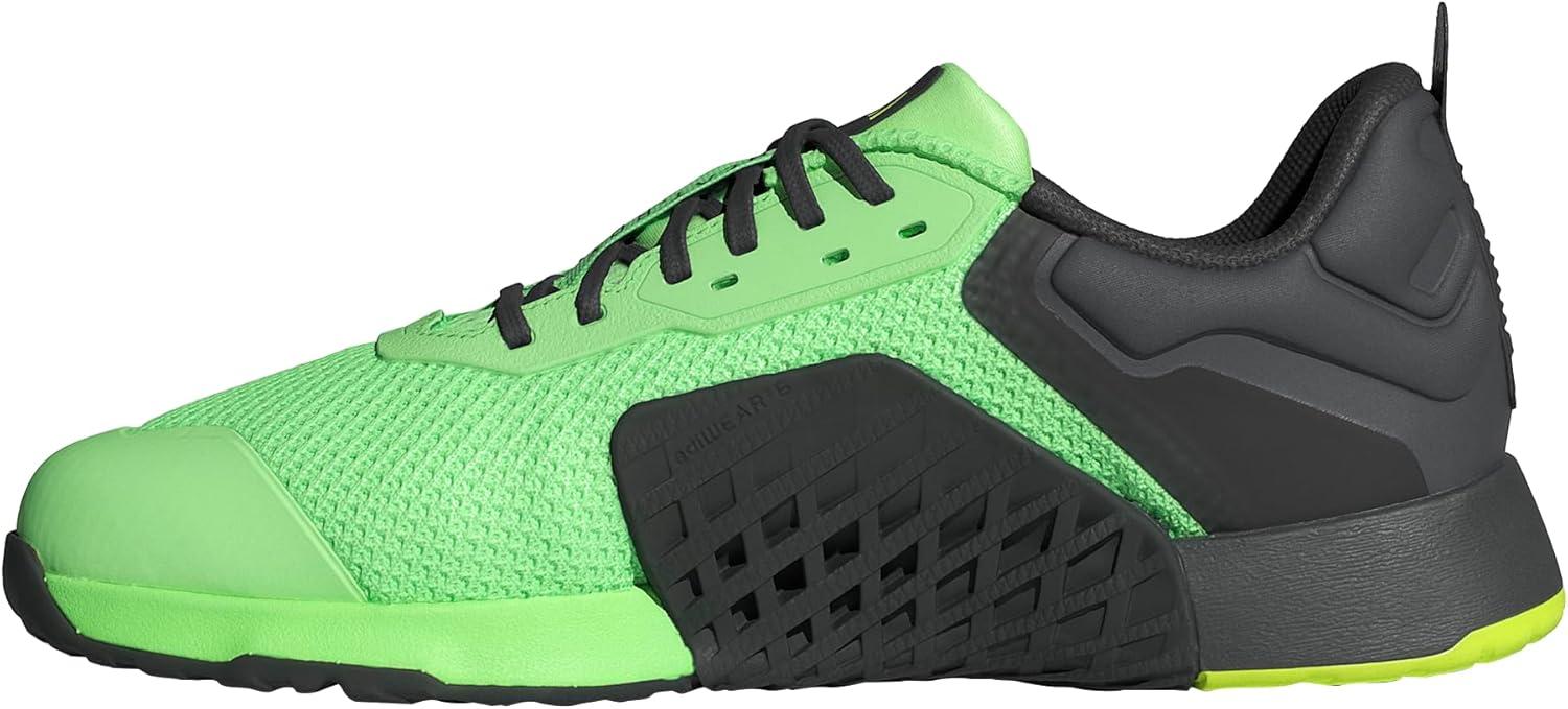 imageadidas UnisexAdult Dropset 3 Training SneakerLime BurstCarbonLucid Lemon