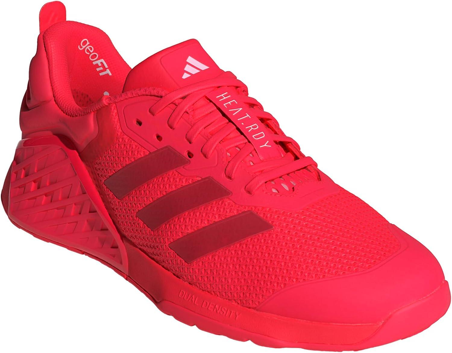 imageadidas UnisexAdult Dropset 3 Training SneakerLucid RedLucid RedLucid Red