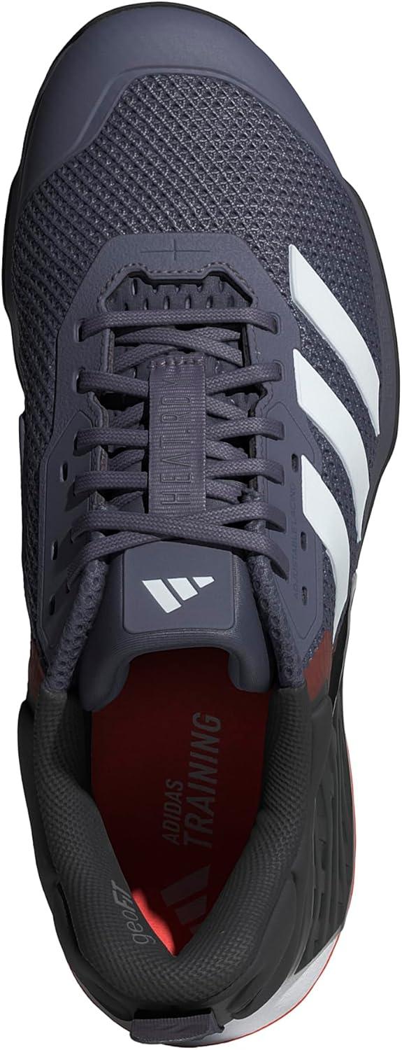 imageadidas UnisexAdult Dropset 3 Training SneakerPreloved VioletWhiteEasy Coral