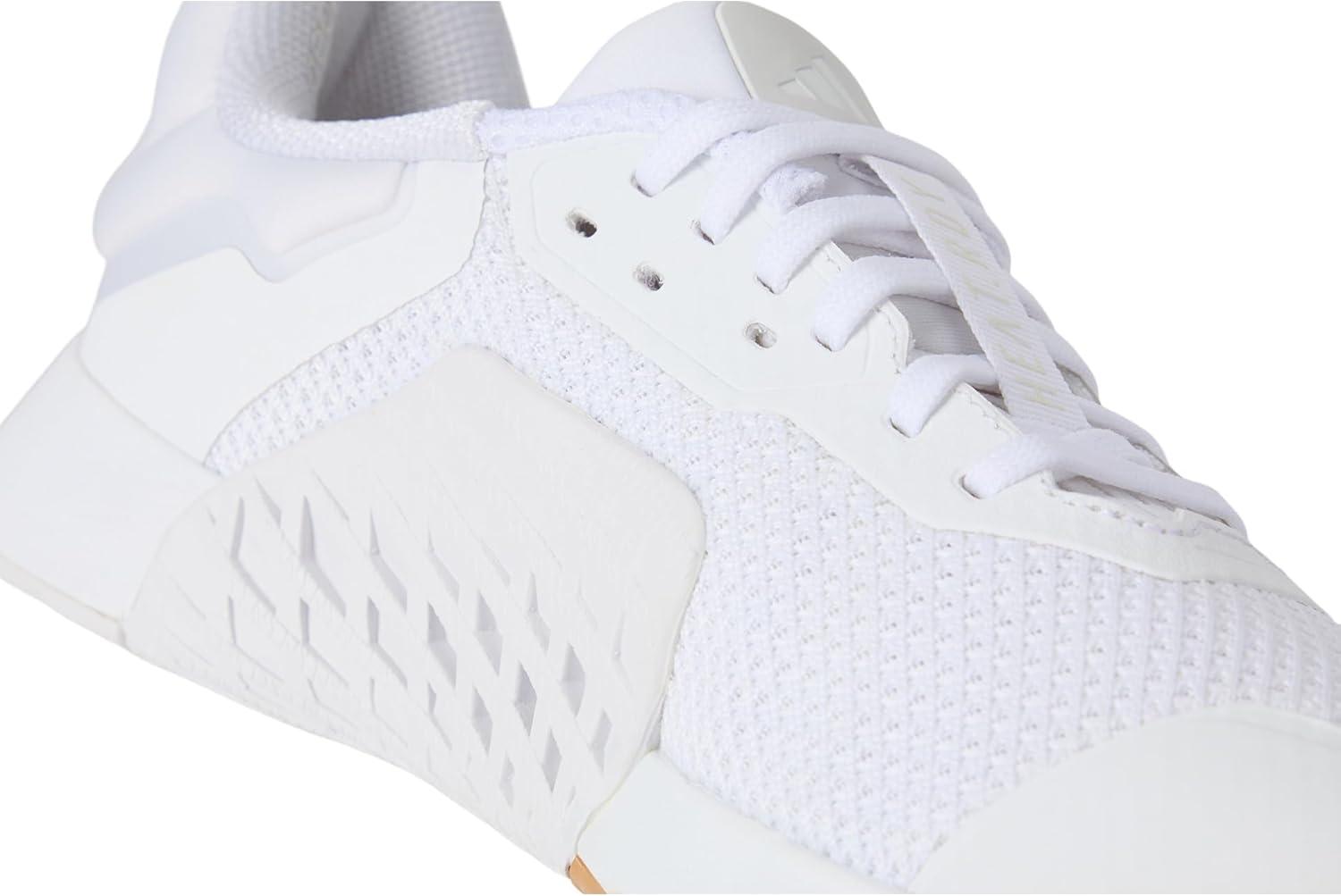 imageadidas UnisexAdult Dropset 3 Training SneakerWhiteCrystal WhiteCrystal White