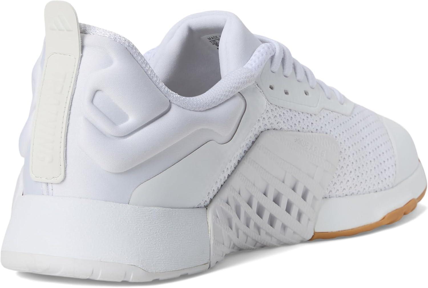 imageadidas UnisexAdult Dropset 3 Training SneakerWhiteCrystal WhiteCrystal White