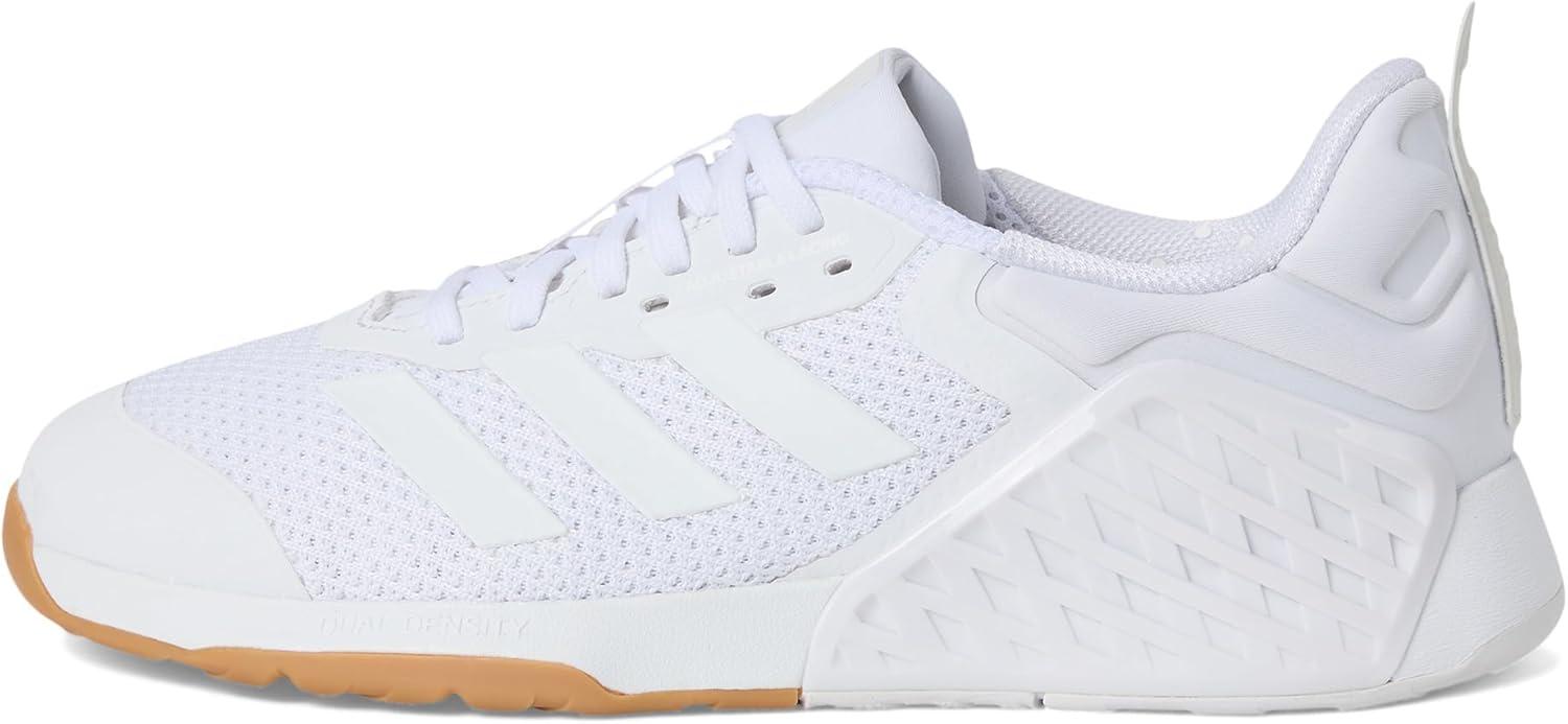 imageadidas UnisexAdult Dropset 3 Training SneakerWhiteCrystal WhiteCrystal White