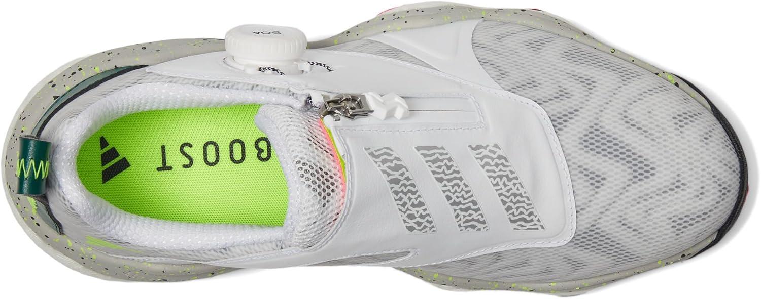 imageadidas Womens Codechaos Boa 25 Spikeless Golf Shoes SneakerFootwear WhiteSilver MetallicCollegiate Green