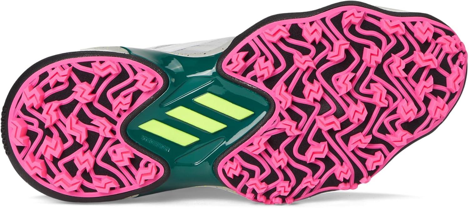 imageadidas Womens Codechaos Boa 25 Spikeless Golf Shoes SneakerFootwear WhiteSilver MetallicCollegiate Green