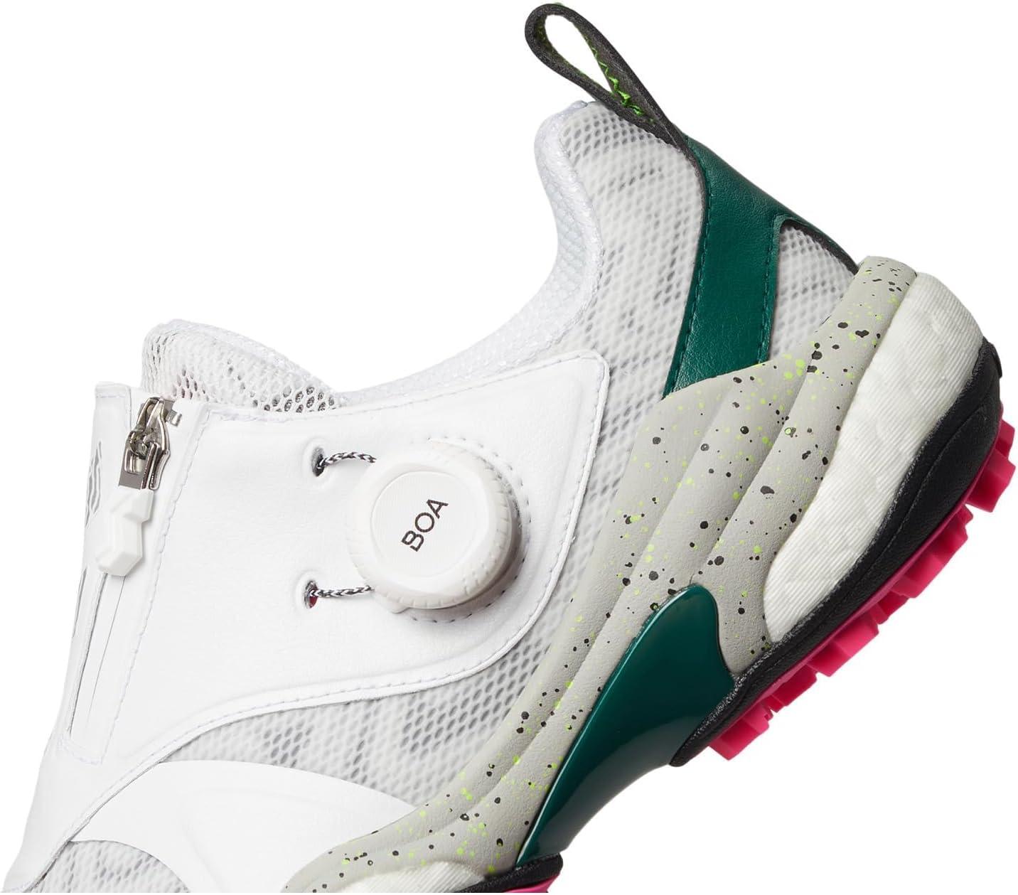 imageadidas Womens Codechaos Boa 25 Spikeless Golf Shoes SneakerFootwear WhiteSilver MetallicCollegiate Green