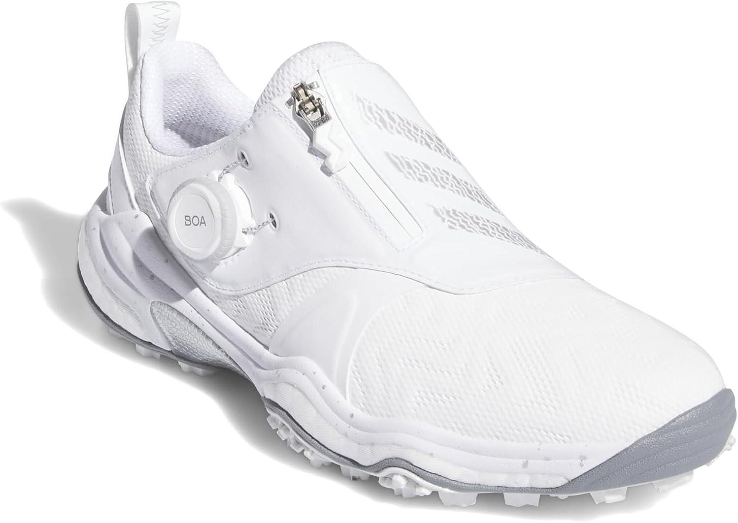 imageadidas Womens Codechaos Boa 25 Spikeless Golf Shoes SneakerFootwear WhiteSilver MetallicGrey Two