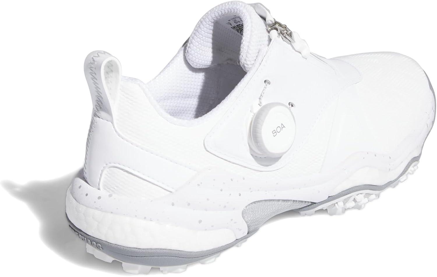 imageadidas Womens Codechaos Boa 25 Spikeless Golf Shoes SneakerFootwear WhiteSilver MetallicGrey Two
