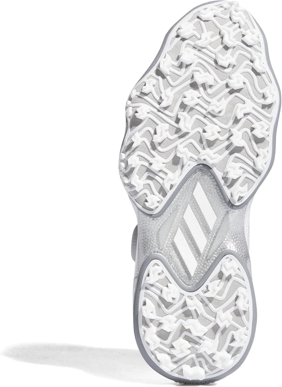 imageadidas Womens Codechaos Boa 25 Spikeless Golf Shoes SneakerFootwear WhiteSilver MetallicGrey Two