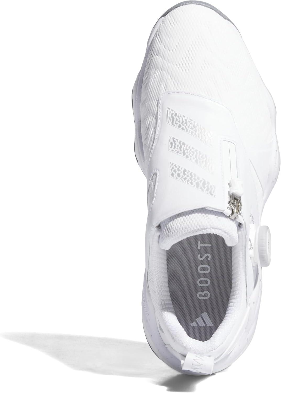 imageadidas Womens Codechaos Boa 25 Spikeless Golf Shoes SneakerFootwear WhiteSilver MetallicGrey Two