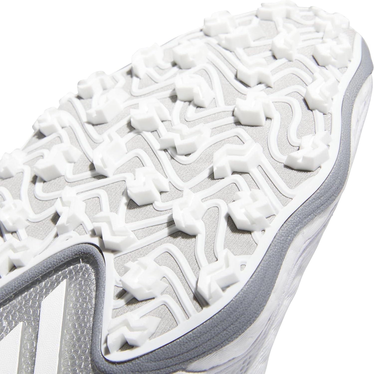 imageadidas Womens Codechaos Boa 25 Spikeless Golf Shoes SneakerFootwear WhiteSilver MetallicGrey Two