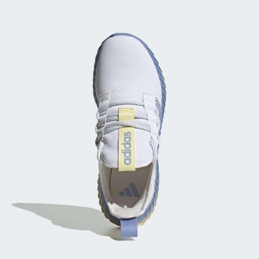 imageadidas Womens Kaptir Flow SneakerWhiteBlue SparkAlmost Yellow