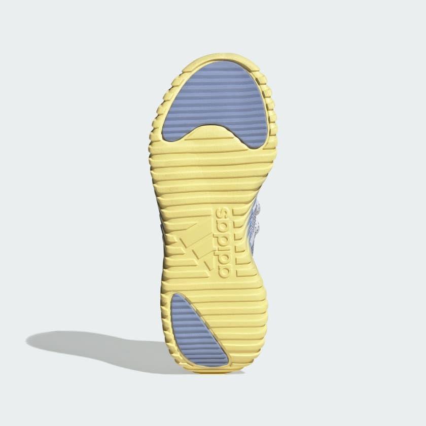 imageadidas Womens Kaptir Flow SneakerWhiteBlue SparkAlmost Yellow