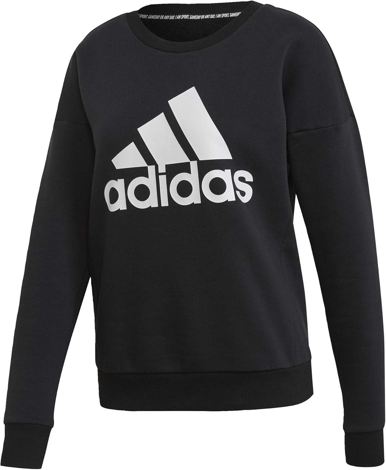 imageadidas Womens Must Have Badge of Sport Crewneck SweatshirtBlack