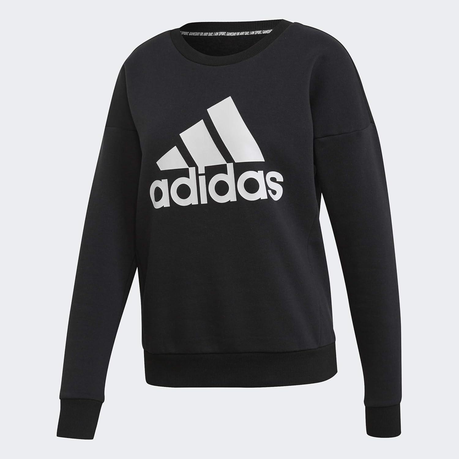 imageadidas Womens Must Have Badge of Sport Crewneck SweatshirtBlack
