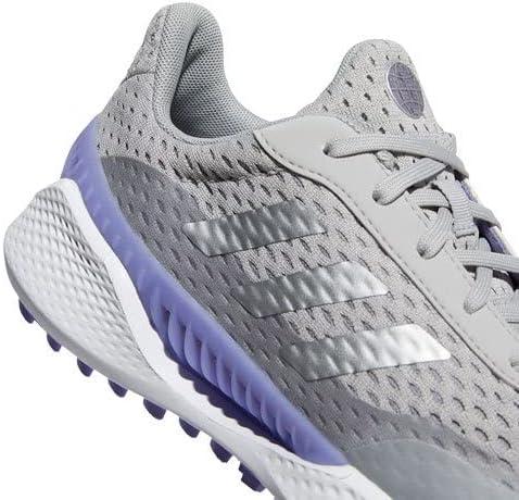 imageadidas Womens Summervent Spikeless Golf ShoesGrey TwoSilver MetallicLight Purple