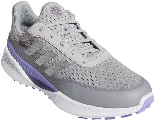 imageadidas Womens Summervent Spikeless Golf ShoesGrey TwoSilver MetallicLight Purple