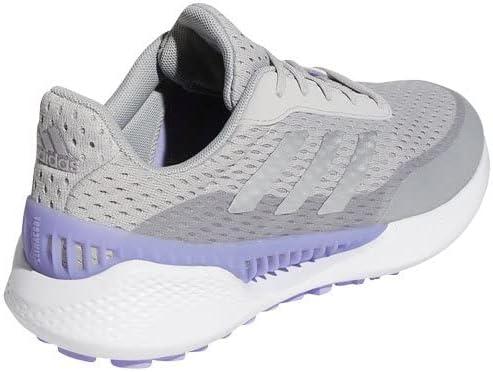imageadidas Womens Summervent Spikeless Golf ShoesGrey TwoSilver MetallicLight Purple